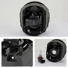 AKKON - For Chrysler 300 300C Dodge Caliber Charger Smoked Bumper Fog Lights Driver/Passenger Lamps w/Bulbs