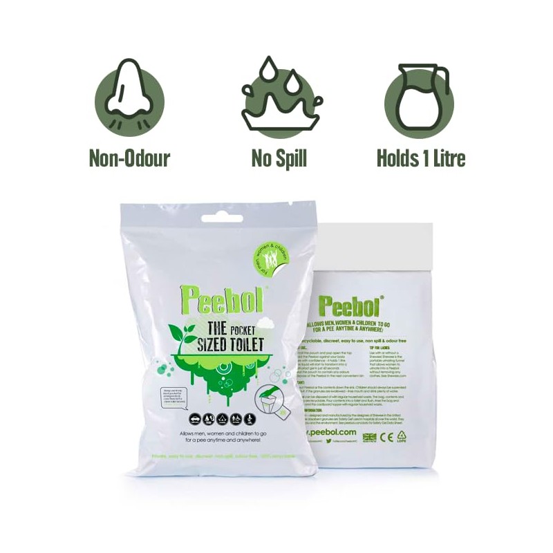 Peebol Shewee, White, one size
