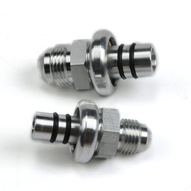 Billet -6AN And -8AN Fuel Rail Adapter Kit For 1986-1998 Mustang Billet