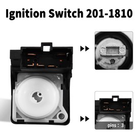 Ovabeyna 35130-SAA-J51 Ignition Starter Switch Compatible with 2003-2007 Honda Accord, Compatible with Acura RDX RSX TL TSX Civic CR-V Element Odyssey Pilot Replacement for 201-1810