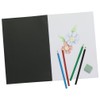 5 x A4 Artist Sketch Books White Cartridge Paper Black