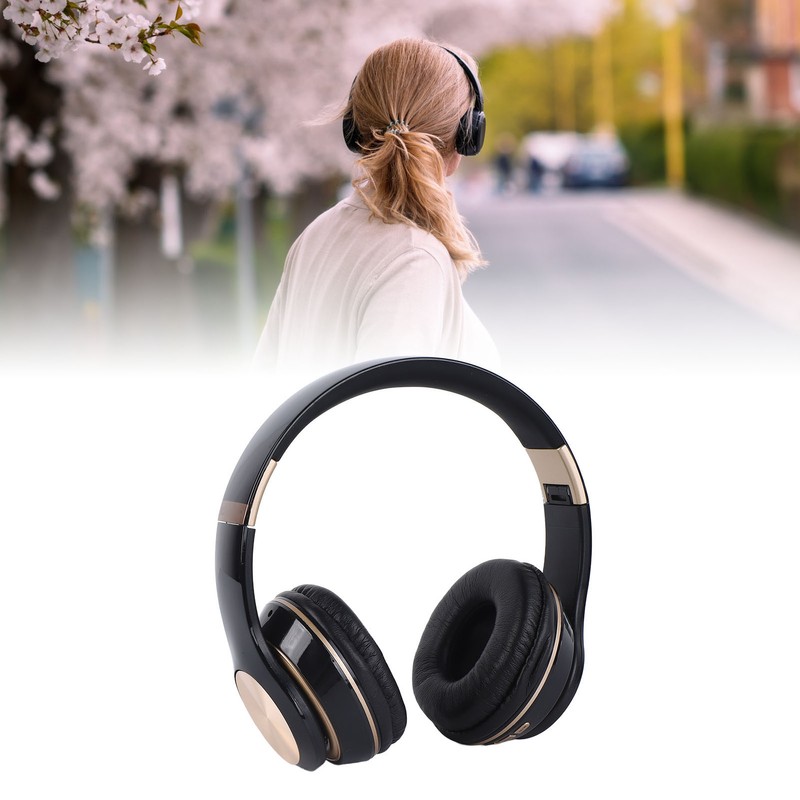 Wireless Bluetooth Headphone Foldable Lightweight Comfortable HiFi Wireless Headset for