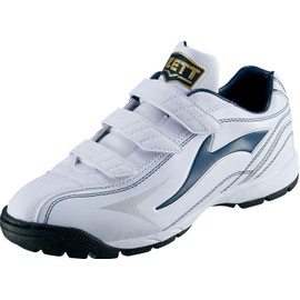 Zett BSR8206 Rafiet DX2 Baseball Training Shoes, White/Navy, US Men's Size 6 (24.5 cm)