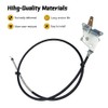 QIEFOAD 946-04830B Throttle Choke Cable Fit for Cub Cadet 38"