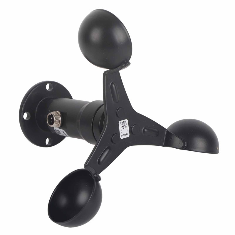 Mumusuki Wind Speed Sensor 4-20mA Pulse Signal Output Aluminium Alloy