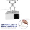 VIVO Universal Adjustable Ceiling Projector Mount for Regular and Mini