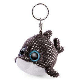 NICI 46961 Key Ring Shark Animals Original - Glubschis Keyring Ferris 9 cm - Shark Cuddly Toy Pendant with Key Ring for Lanyard, Keychain & Key Holder