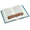 Genuine Leather 8.5" Weighted Bookmark for Hands-Free Reading, Book Holder