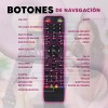 Ghia Control Remoto Compatible Con Ghia Pantalla Cr-g43 Smart Tv