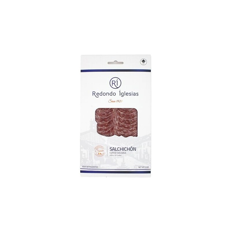 Redondo Iglesias Salchichon, Spanish Style Cured Sausage, 3 oz