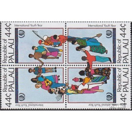 Palau-Islands 80-83 block of four (complete.issue.) unmounted mint/never hinged ** MNH 1985 Year the Youth (Stamps for collectors)