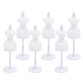 STOBOK 6pcs Human Body Model Cutout Dress Mini Miniature Dress Form Mannequin Model Doll Dress Stand Doll Dress Form Mini Art Mannequin Mini Mannequin Creative Mannequin Baby