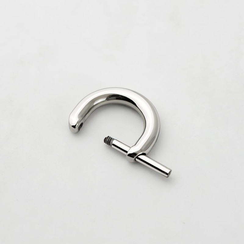 4Pcs D Ring with Closing Screw Replacement Screw Shackle Key