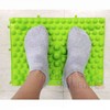 Yellow Block Foot Acupressure Massage Mat Foot Acupressure 2ea