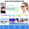 AEZUNI Oversized Bifocal Reading Glasses Women Big Frame Blue Light