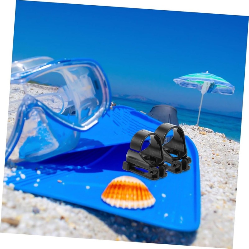 WADY 4 Pack Scuba Dive Universal Plastic Clip Snorkel Keeper