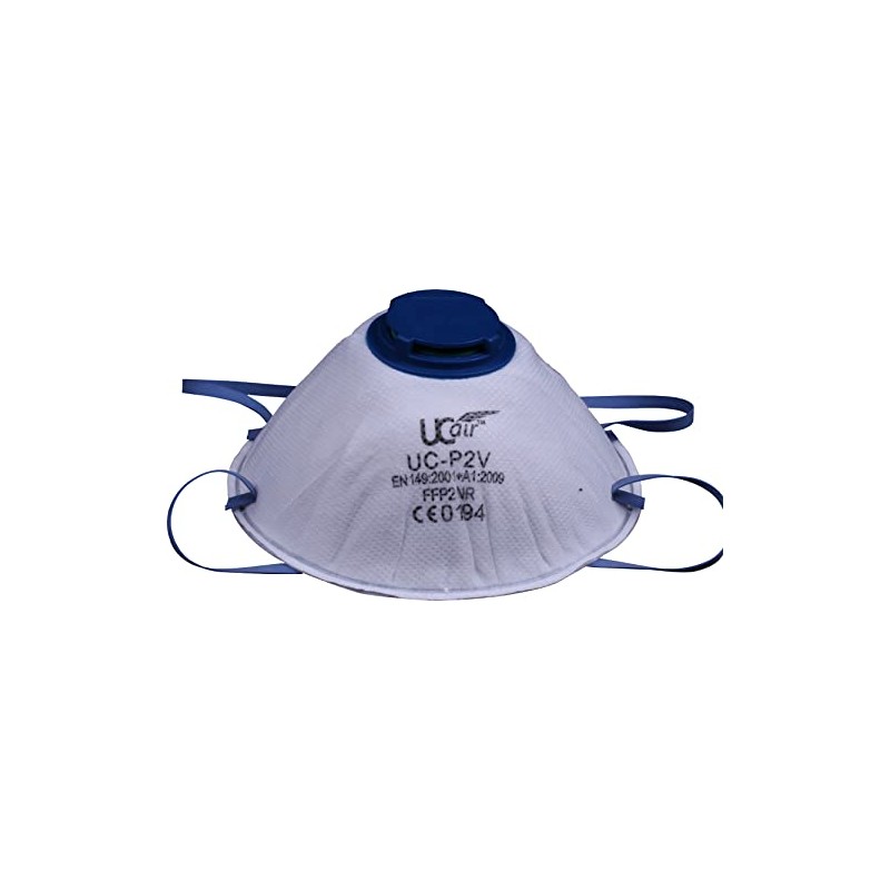 RESP, UC-P2V, Cup MASK with Valve, FFP2, Box of 20