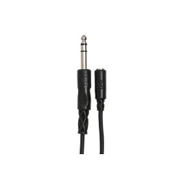 Hosa Headphone Extension Cords, 3.5 mm 1/4" TRS, 10 Feet (MHE310)