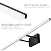 Aipsun 40 inch Dimmable Modern Black LED Vanity Light Black