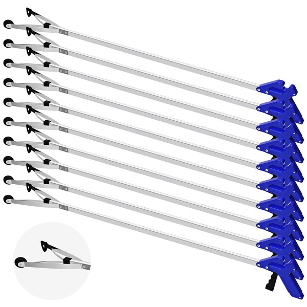 Sabary 10 Pack Suction Cup Reacher Grabber Heavy Trash Picker