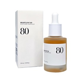 Heartleaf 80% Soothing Ampoule 30 ml - Soothing Serum for Sensitive and Irritated Skin, Moisturising & Soothing Skin, K-Beauty Made in Korea