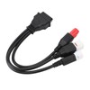 3 In 1 Motorcycle OBD Diagnostic Cable 16Pin to 3PIN