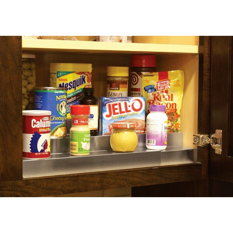 Dial Industries Adjustable 3 Tier Expandable Kitchen Pantry, Cabinet Shelf