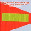 1 x Reflective Bicycle Flag, 4 ft Pennant Reflective, Bicycle