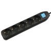 Electraline 62267 Power Strip 5-Way with Switch, Cable 1.5 m