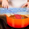 4Pcs Silicone Basting Serving Spoon Silicone Nonstick Mixing Spoon Silicone