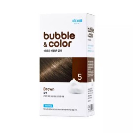 Atomy [애터미] 버블앤 컬러 염색약 (1제 30ml / 2제 50ml) [7G 흑갈색] [Atomy] Bubble & Color Hair Dye (Part 1 30ml / Part 2 50ml) [7G Dark Brown]