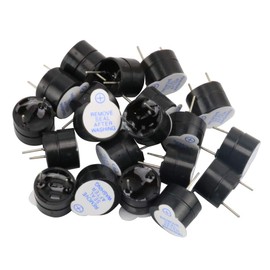 Xnrtop DC5V Active Buzzer Electronic Alarm Magnetic Long Continuous Beep for Arduino (Pack of 20)