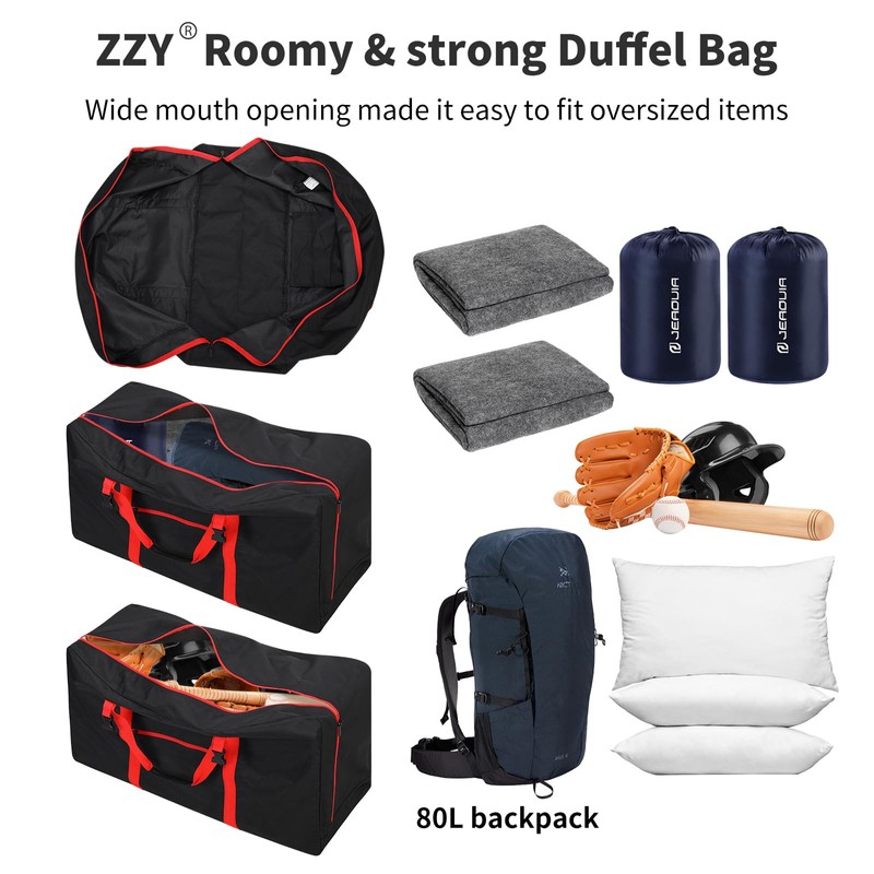 Extra Large Duffle Bag 110L Travel Duffle Lightweight Luggage Bag