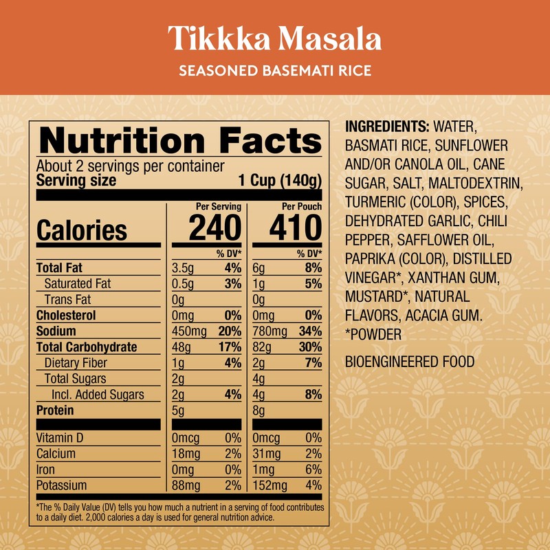 Royal Tikka Masala Basmati Rice - Ready to Heat Basmati