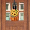 Briarwood Lane Fall Door Hanger 19x13 Sunflowers in Pumpkin For