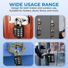 XShield 4-Digit-Padlock-Pack-of-2 Combination, Black, Pack of 2, Set of 2