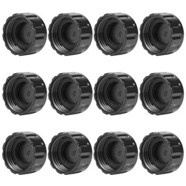 Sanpaint 12 Pieces Garden Hose End Caps with Washers, PVC Spigot Cap, 3/4" Female End Cap