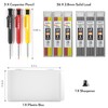 Nicpro 3 Pack Carpenter Pencil with Sharpener, Mechanical Carpenter Pencils