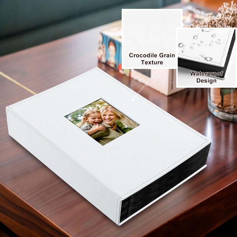 Ywlake Photo Album 10 x 15 300 cm Leather Fabric