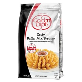 Golden Dipt Zesty Batter / Breader Mix 5 lb. - 5 lb. Zesty Batter / Breader Mix