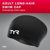 TYR Gorro de natación de Silicona sin Arrugas para Adultos