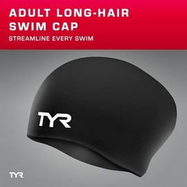 TYR Gorro de natación de Silicona sin Arrugas para Adultos