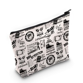 VAMSII Baseball Movie Inspired Gift Forever Movie Quotes Makeup Bag 90’s Baseball Movie Fan Cosmetic Bag Movie Merch (Forever Movie Quotes M C)