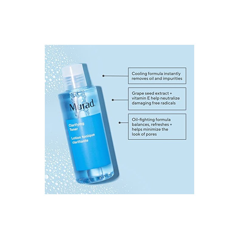 Murad Tonificador aclarante, paso 1 limpiar y tonificar, 177 ml,