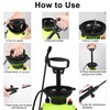 Futone 1.3 Gallon Garden Sprayer Water Pump Pressure Sprayers with