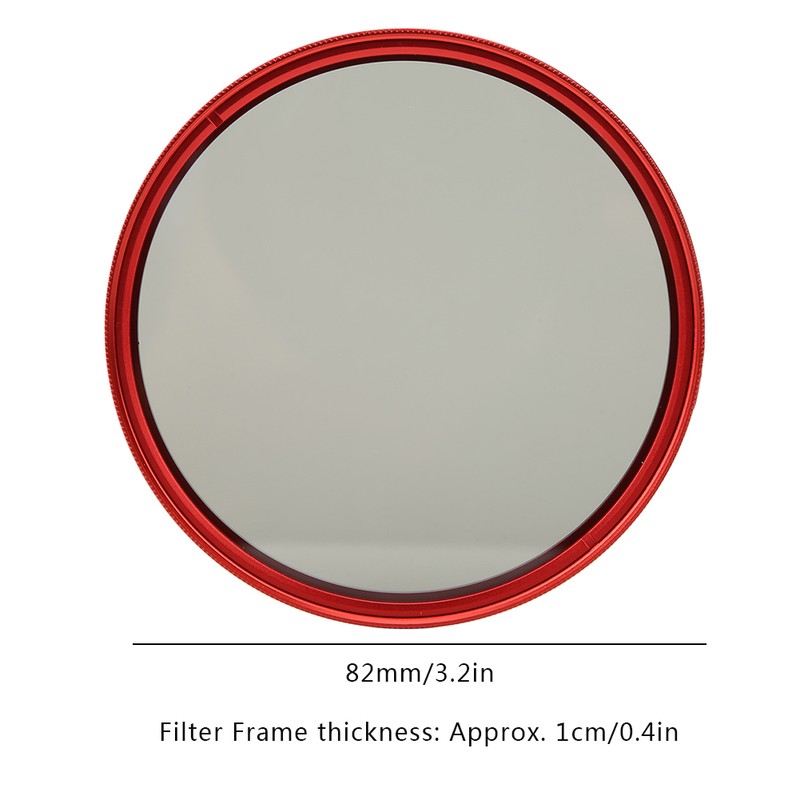 FOTGA 82mm Adjustable ND Filter ND2‑400 Neutral Density Filter for