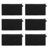 Aspire 6-Pack Canvas Pouches for DIY Project, 7 3/4 x