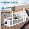 Cinati Under Desk Cable Management Tray – 15.7” No-Drill Cable