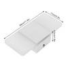 LED Acrylic Indoor Room Wall Mounted Sconce Light Bed Night