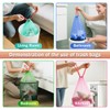 Expspru 4 Gallon/15L Biodegradable Garbage Bags-Drawstring Trash Bags with Tie